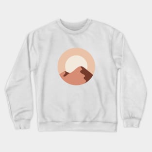 Desert Landscape Minimalist Crewneck Sweatshirt